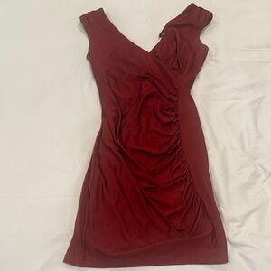 Marc New York Deep Red Mini Dress Sz 2